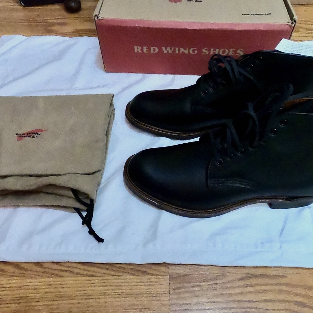Red Wing 9071 Sheldon Black Featherstone 9D